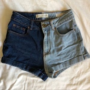 Bullhead Two Tone Mom Shorts Size 1